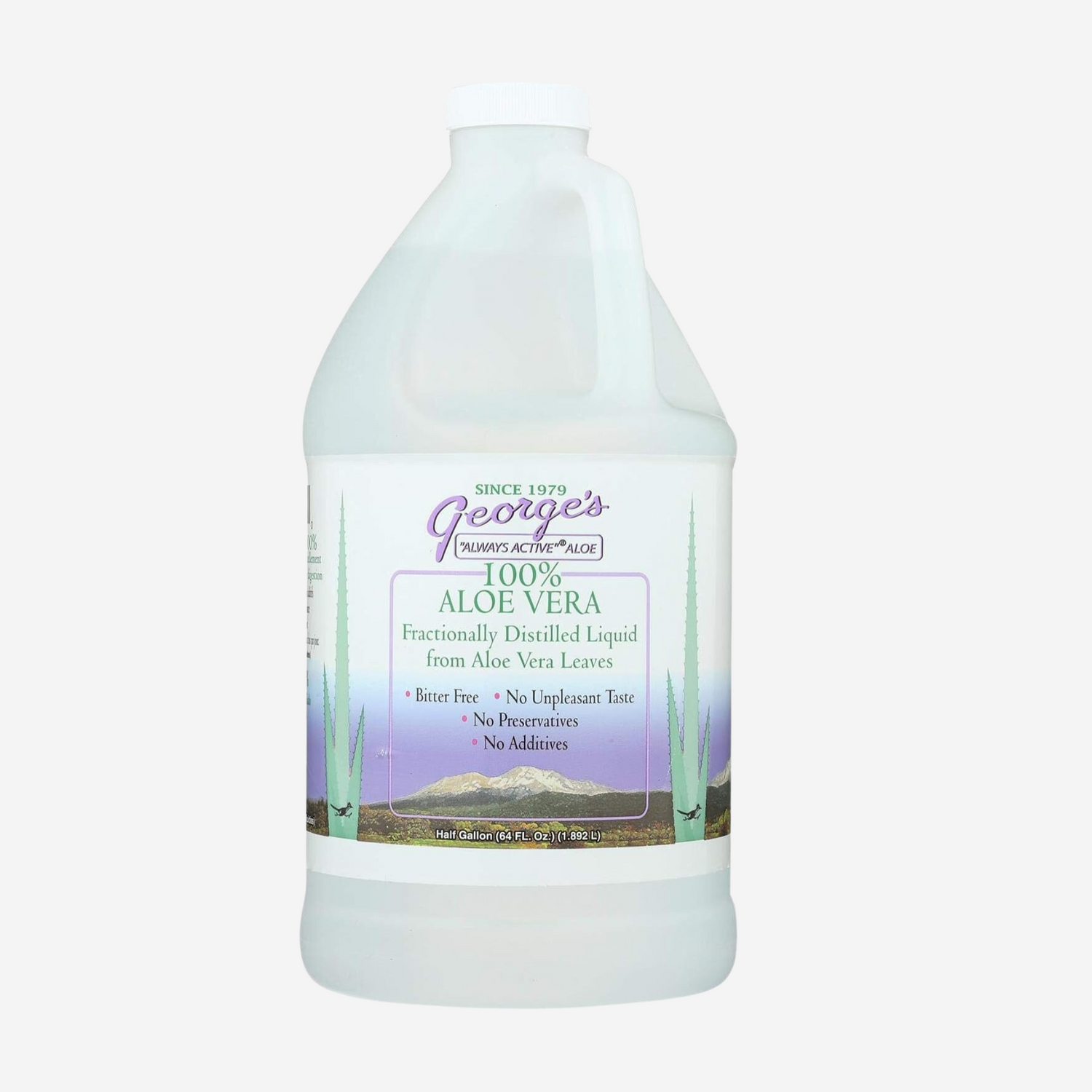 George s Aloe Vera - 64 fl oz - Fractionally Distilled Liquid from Aloe Vera Leaves