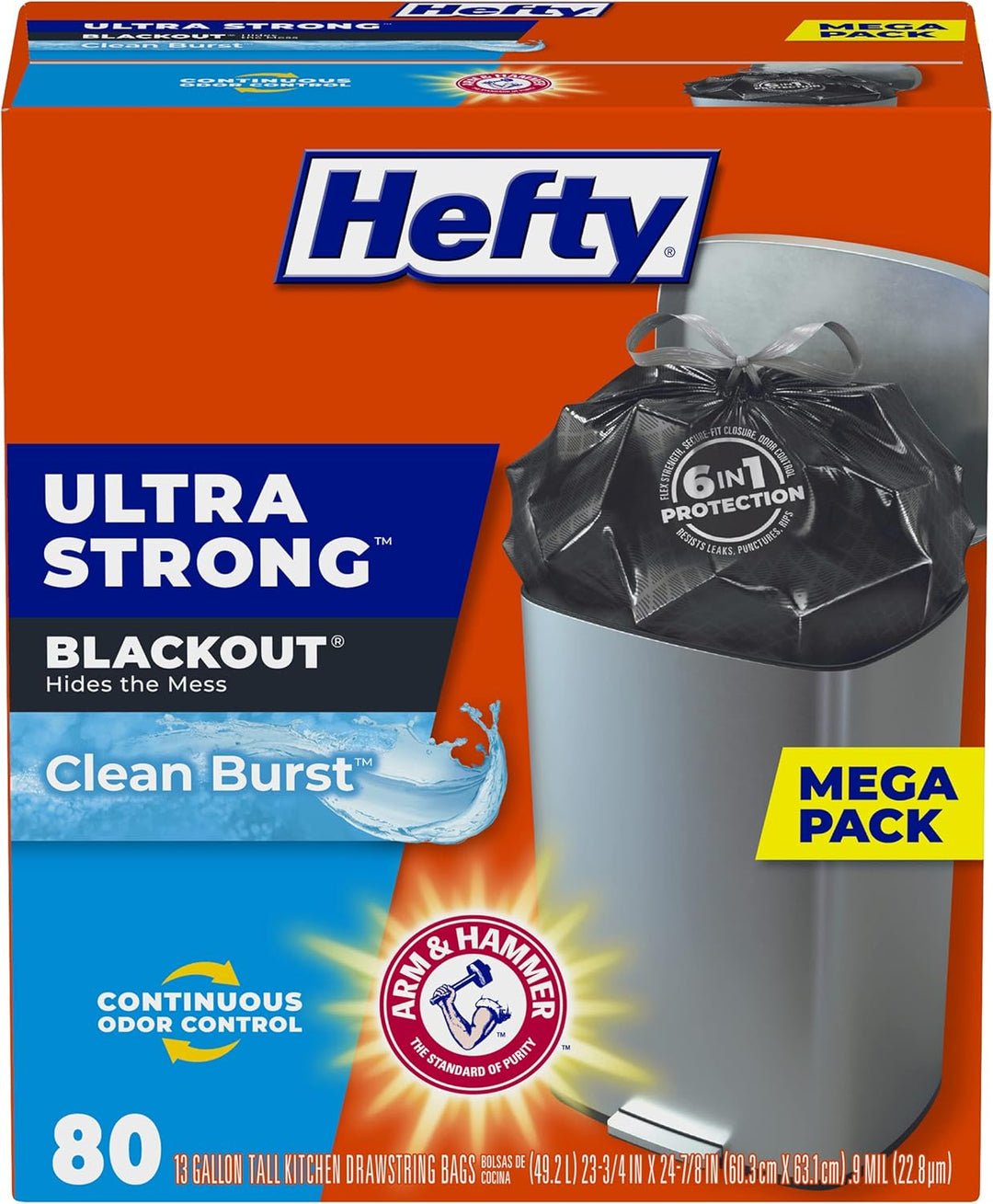Hefty Ultra Strong 13 Gallon Trash Bags