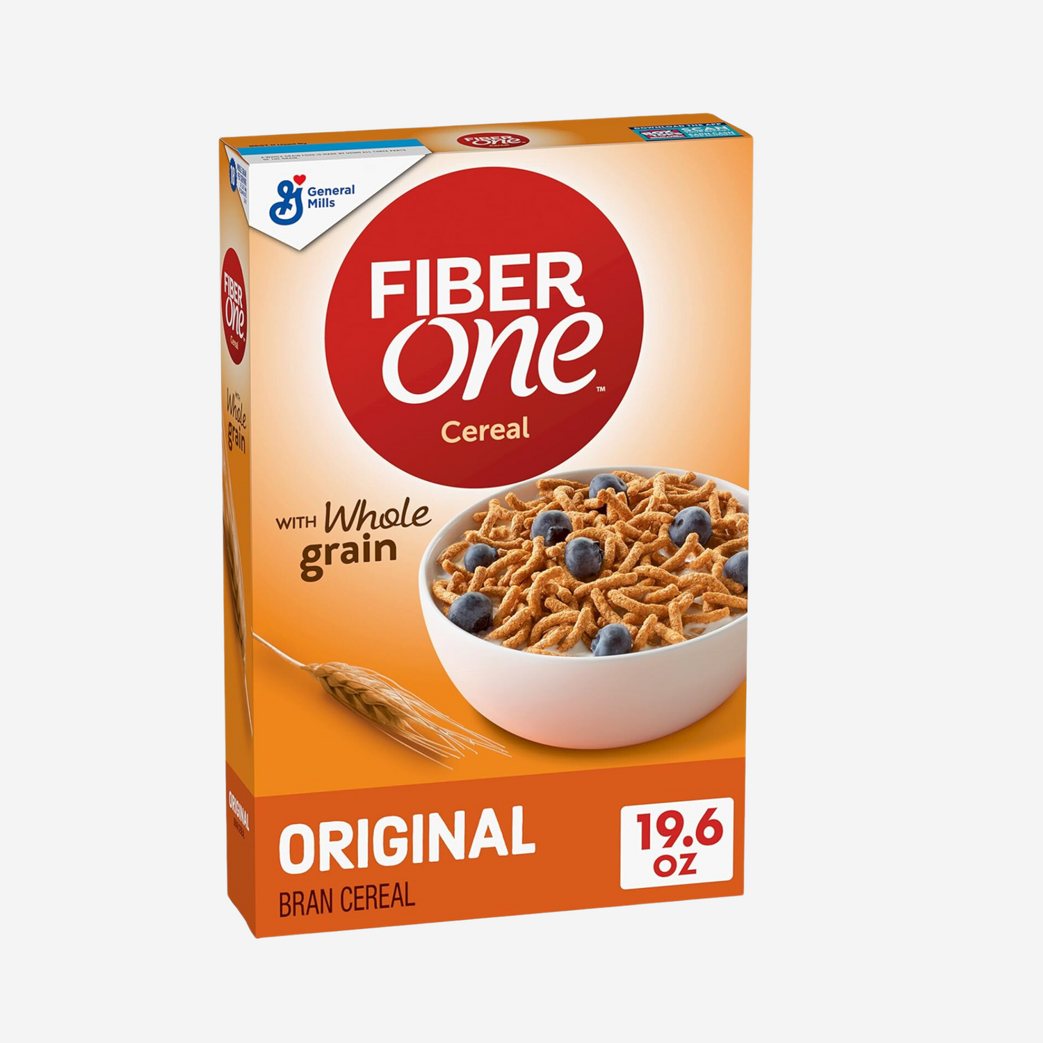 Fiber One Breakfast Cereal, Original Bran, 19.6 oz (Pack of 6)