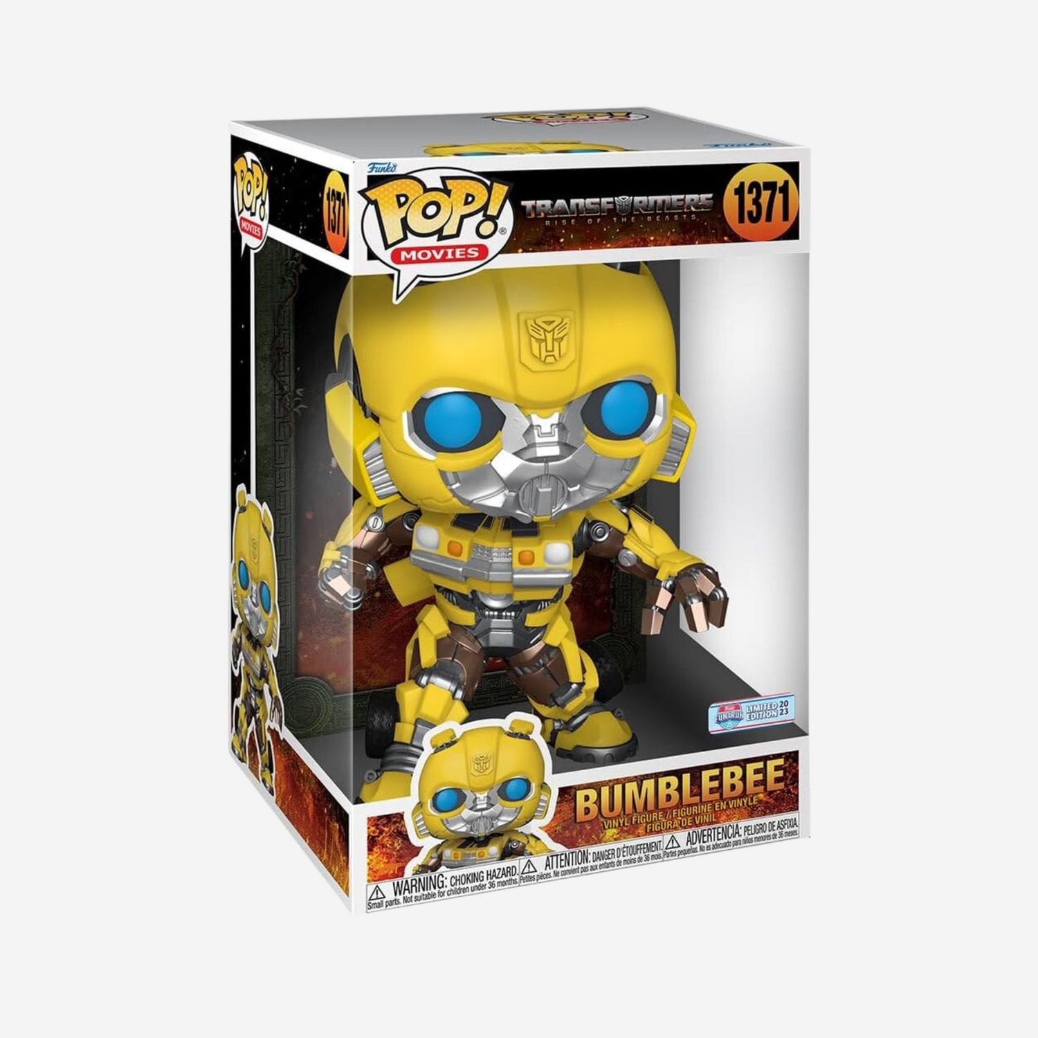 Funko! Rise of The Beasts Bumblebee 10-Inch Pop! Vinyl Figure