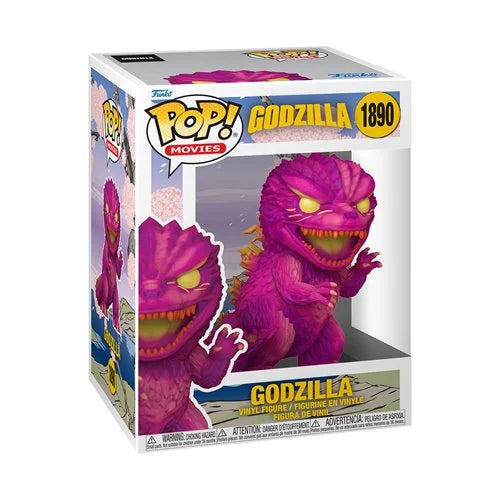 Godzilla Retro Futurism Godzilla Pink Premium Funko Pop! Vinyl Figure 