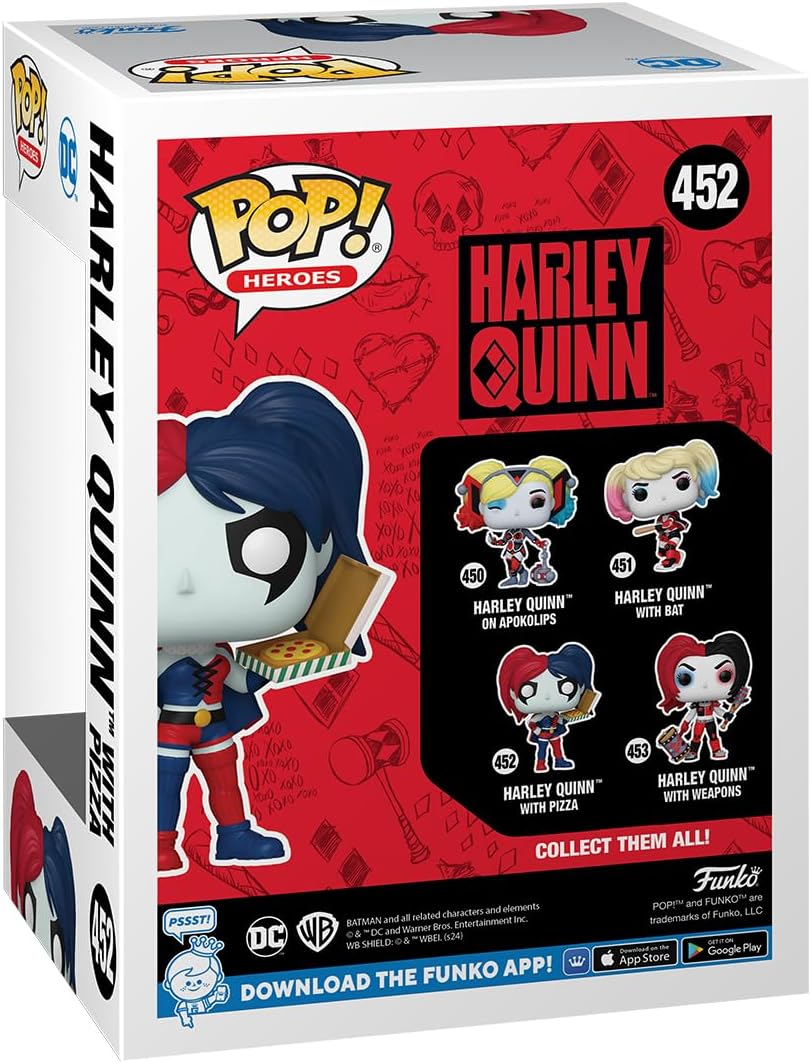 Funko Pop! Heroes: DC - Harley Quinn with Pizza