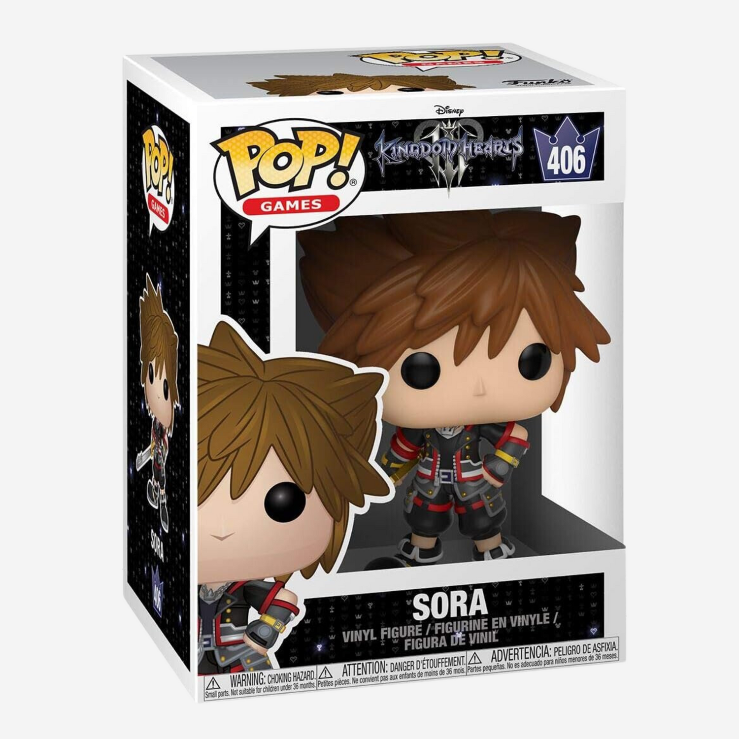 Funko Pop! Disney: Kingdom Hearts 3 - Sora Collectible Figure, Multicolor