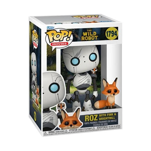 Funko POP & Buddy: Wild Robot - Roz with Brightbill & Fink - Collectable Vinyl Figure