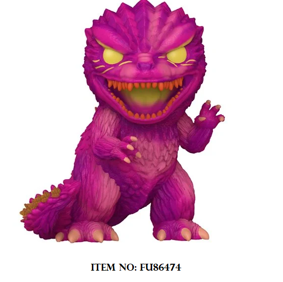 Godzilla Retro Futurism Godzilla Pink Premium Funko Pop! Vinyl Figure 