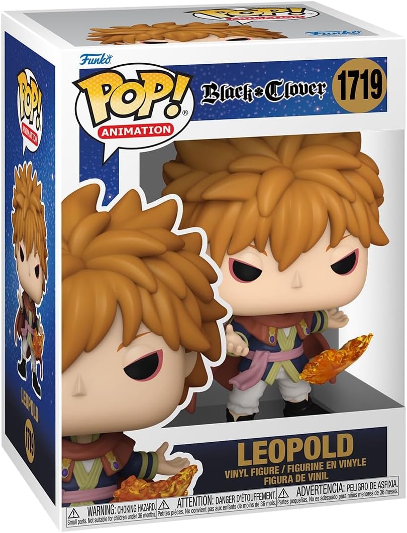 Funko POP! Animation: Black Clover - Leopold Vermillion - Collectable Vinyl Figure