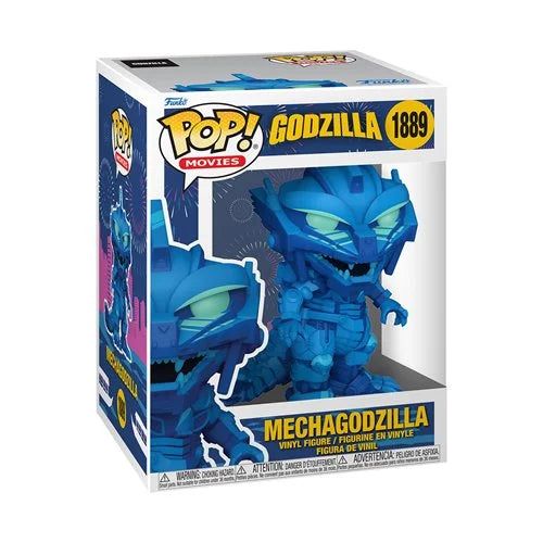 Godzilla Retro Futurism Art Mechagodzilla Premium Funko Pop! Vinyl Figure 