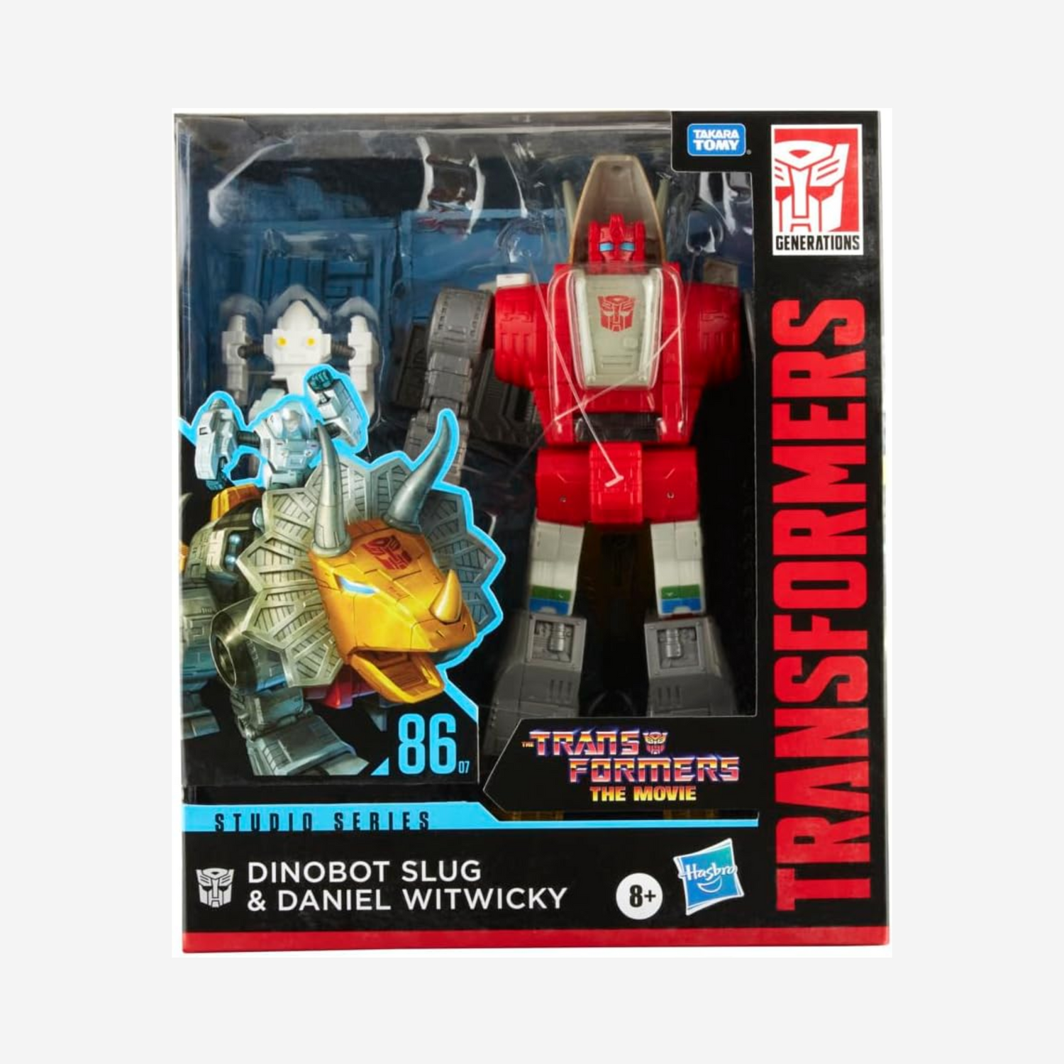 Transformers Toys Studio Series 86-07 Leader Class The The Movie 1986 Dinobot Slug 8.5-inch