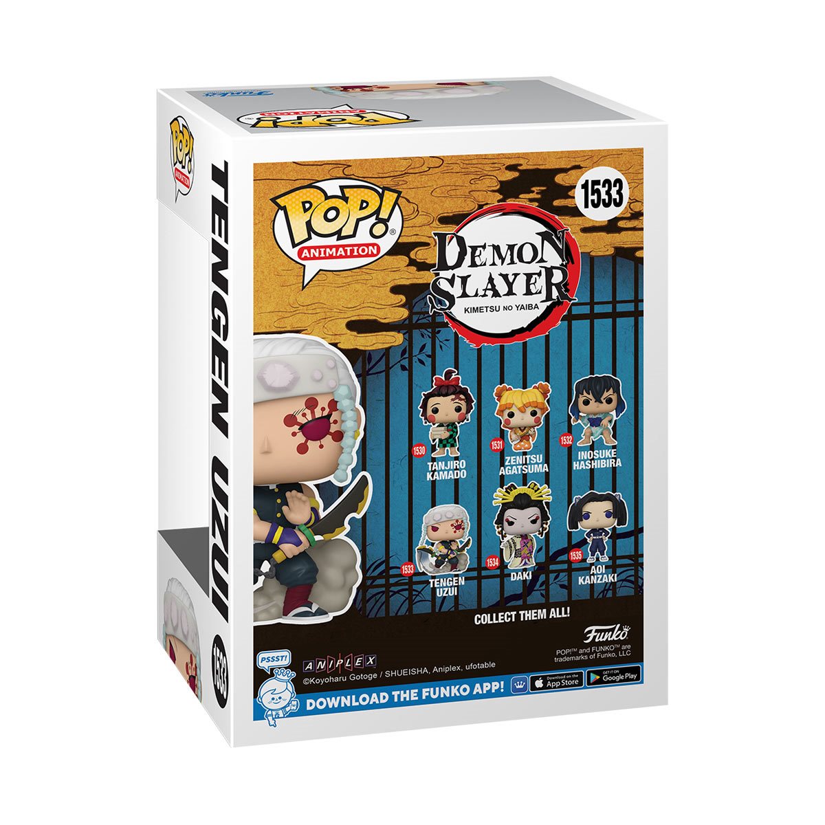 Funko Pop! Demon Slayer: Tengen Uzui with Nichirin Cleavers 1533 - Vinyl Figure