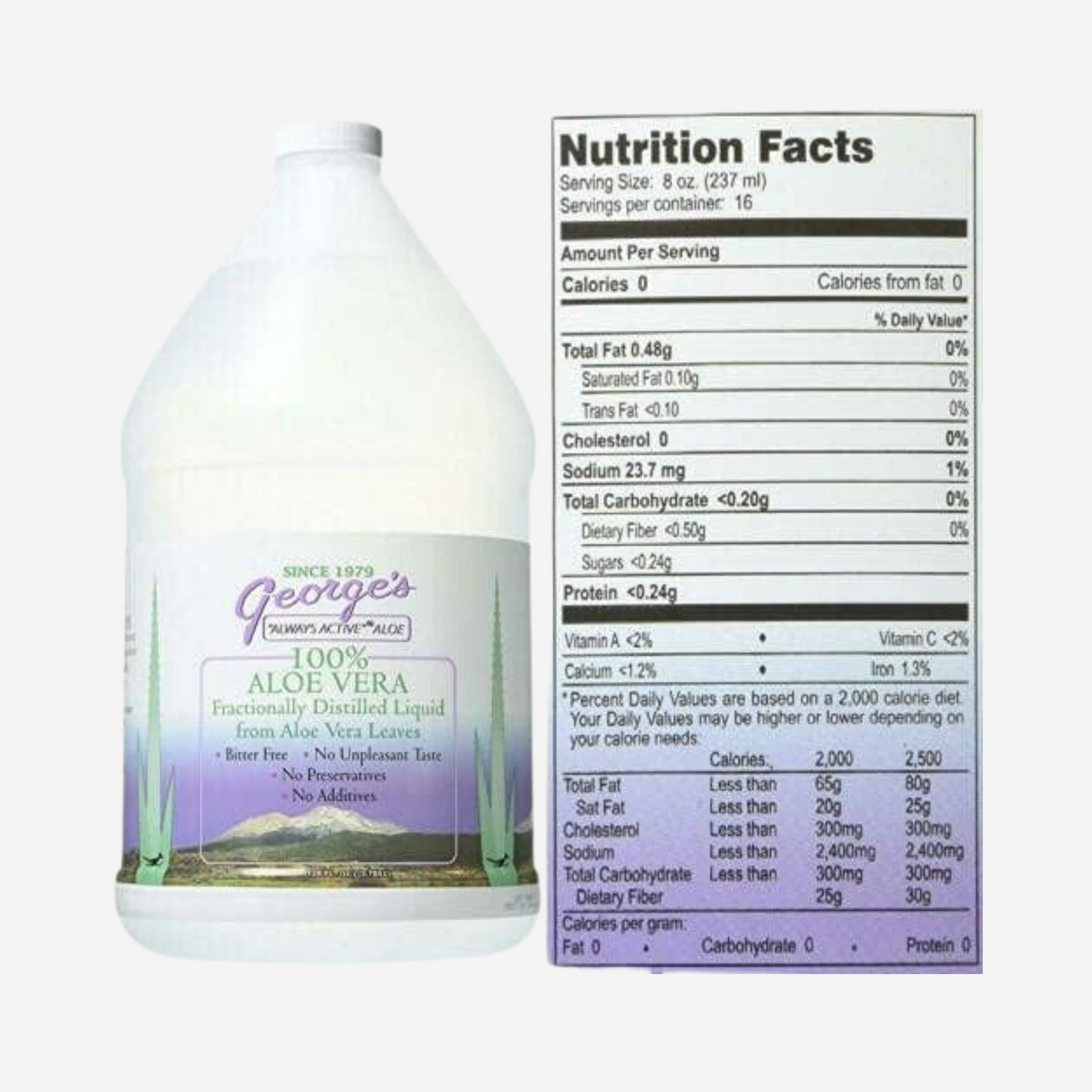 George's Always Active Aloe Vera -- 128 fl oz by George's