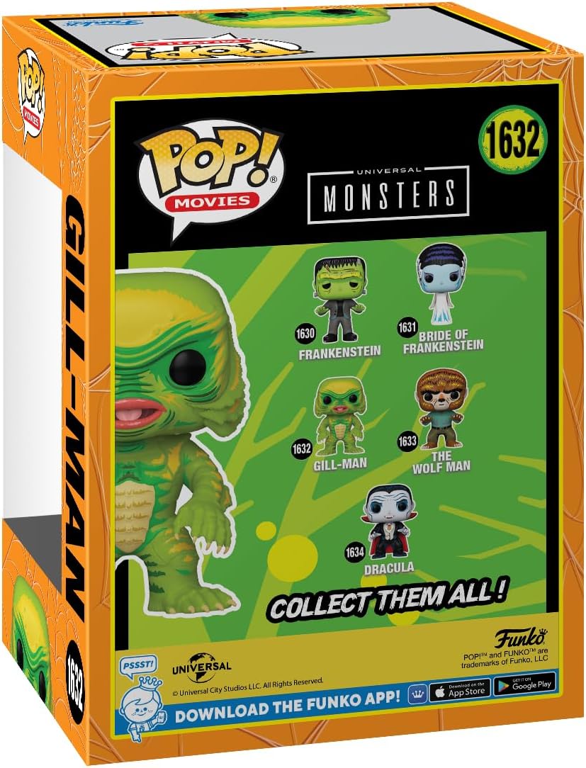 Funko POP! Movies: Universal Monsters – Gill Man - Collectable Vinyl Figure
