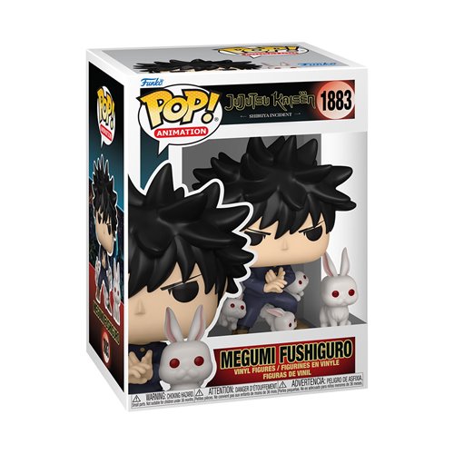Jujutsu Kaisen Megumi Fushiguro with Rabbits Funko Pop! Vinyl Figure and Buddy 