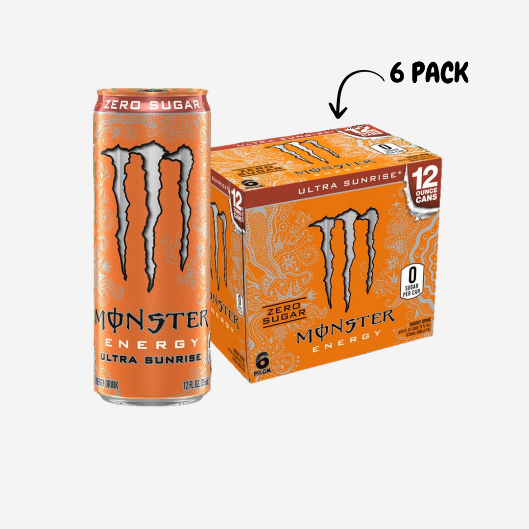 Monster Energy, Ultra Peachy Keen, Sugar Free Energy Drink, 12 fl oz, 6pk