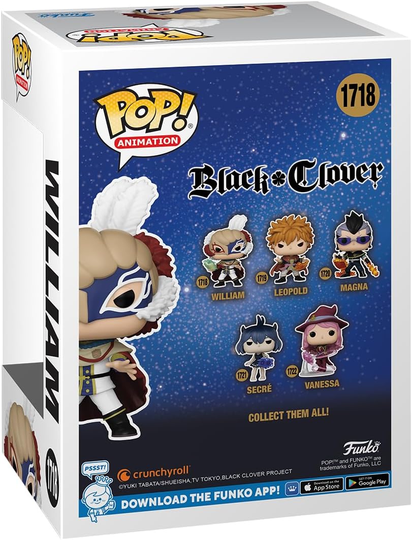 Funko POP! Animation: Black Clover - William Vangeance - Collectable Vinyl Figure
