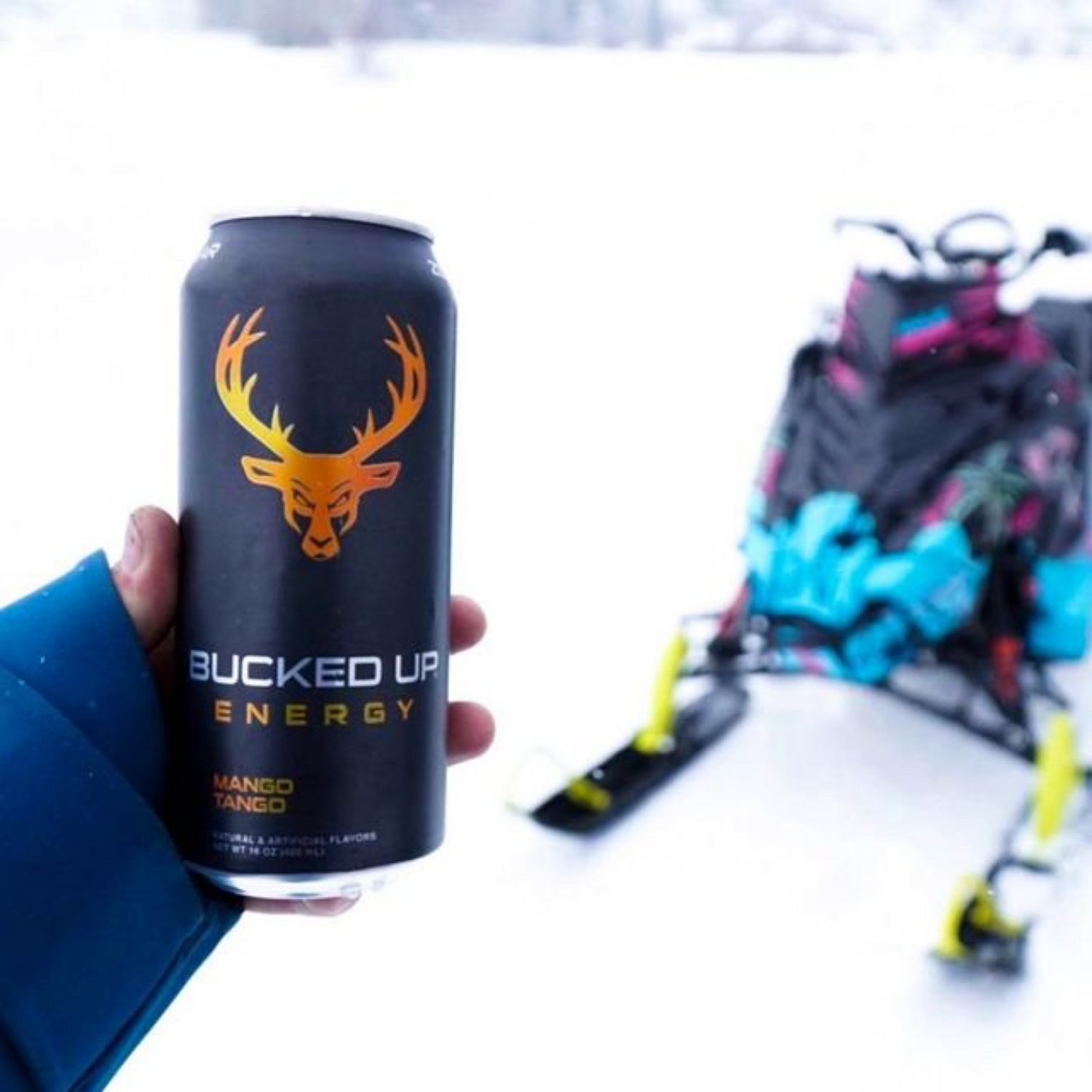 Bucked Up Energy Drink, 300mg Caffeine, Mango Tango, 16 fl oz