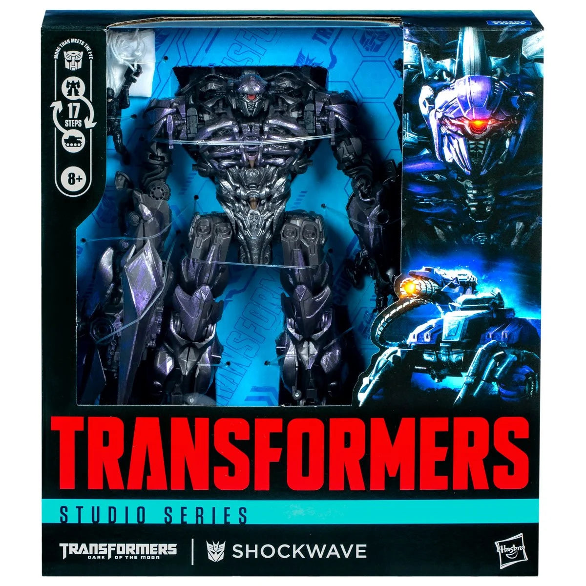 Transformers Toys Studio Series Leader Class Dark of The Moon Shockwave, 8.5-inch Converting Action Figure, Ages 8+