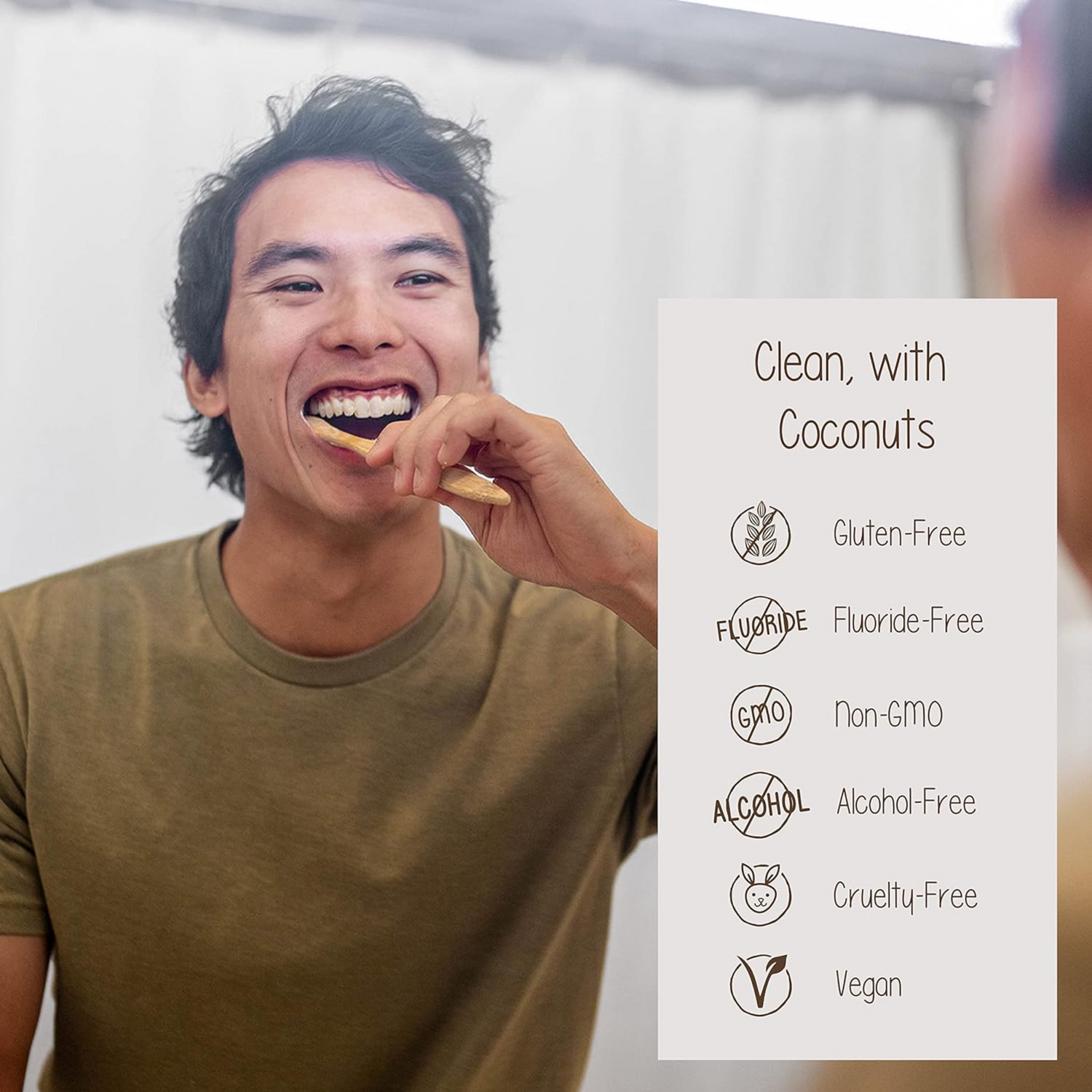 Dr. Ginger's Coconut Oil Toothpaste, All-Natural Oil Pulling & Xylitol for Fresh Breath