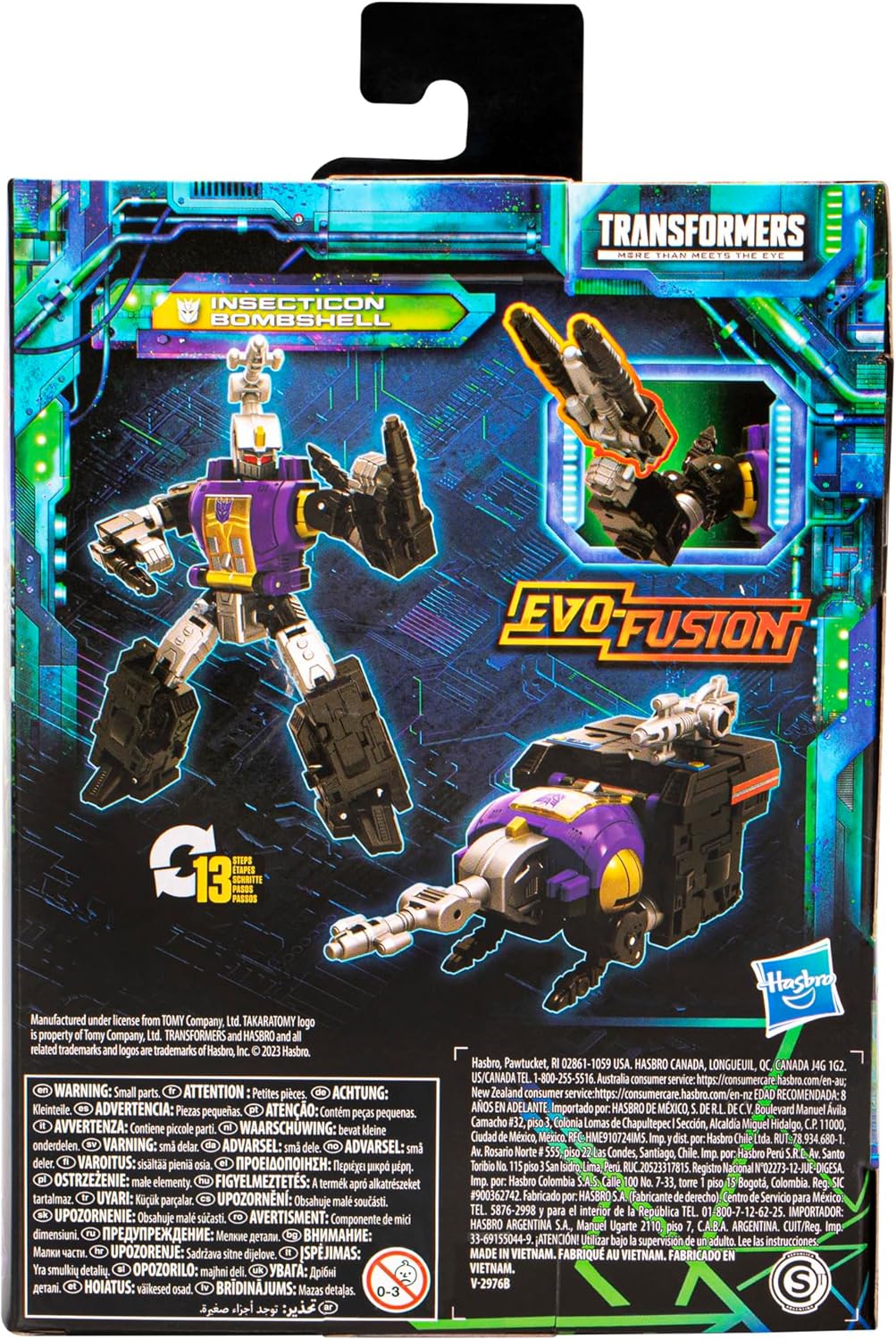 Transformers Toys Legacy Evolution Deluxe Class Insecticon Bombshell Toy, 5.5-inch