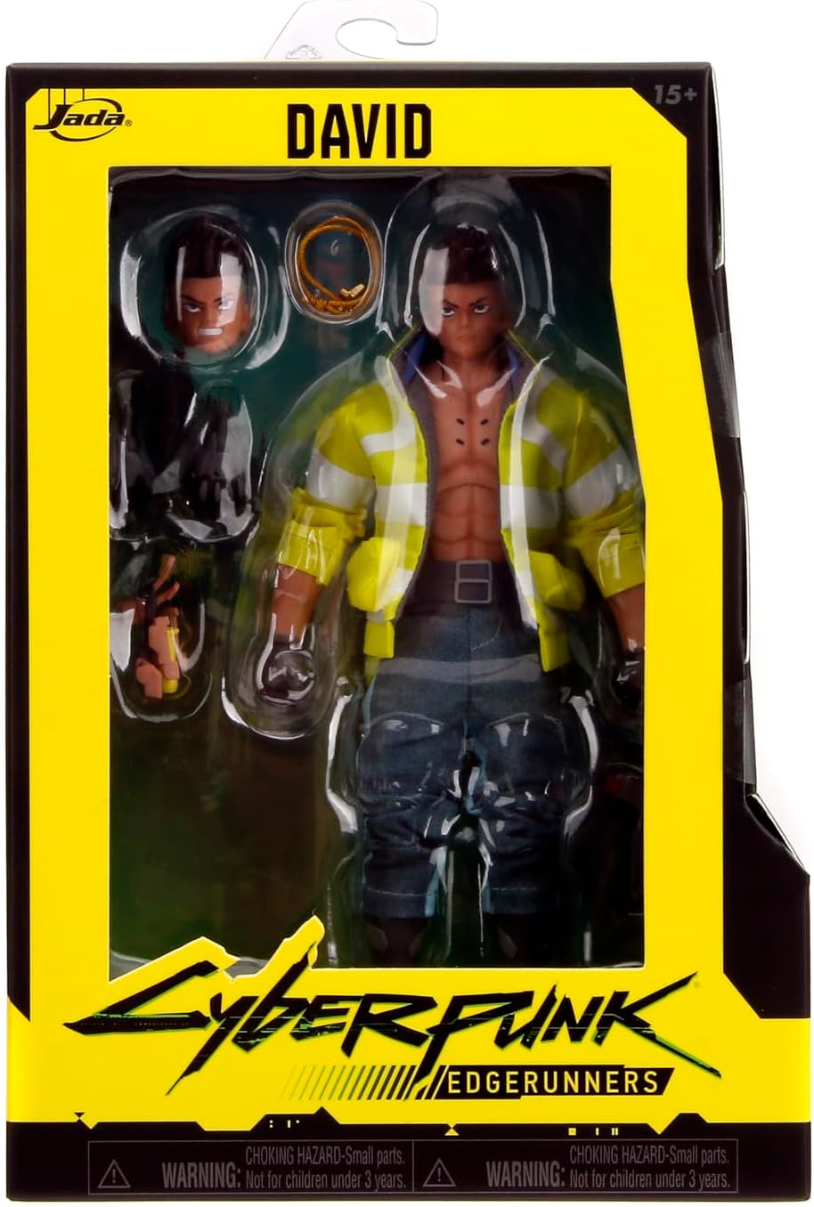 Jada Cyberpunk Edgerunners David Martinez - 1:12 Scale Action Figure - 6” Highly Articulated Collectible with Accessories