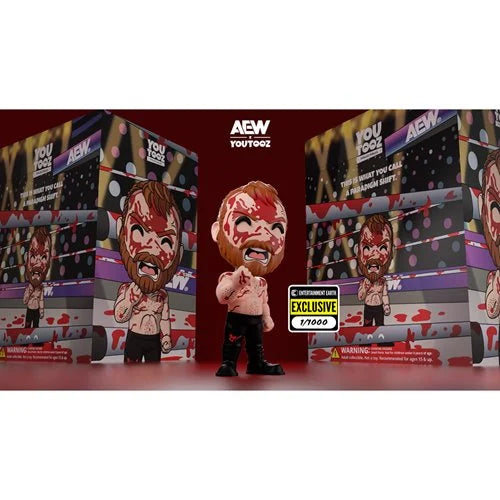 AEW Collection Bloody Jon Moxley Variant Vinyl Figure 