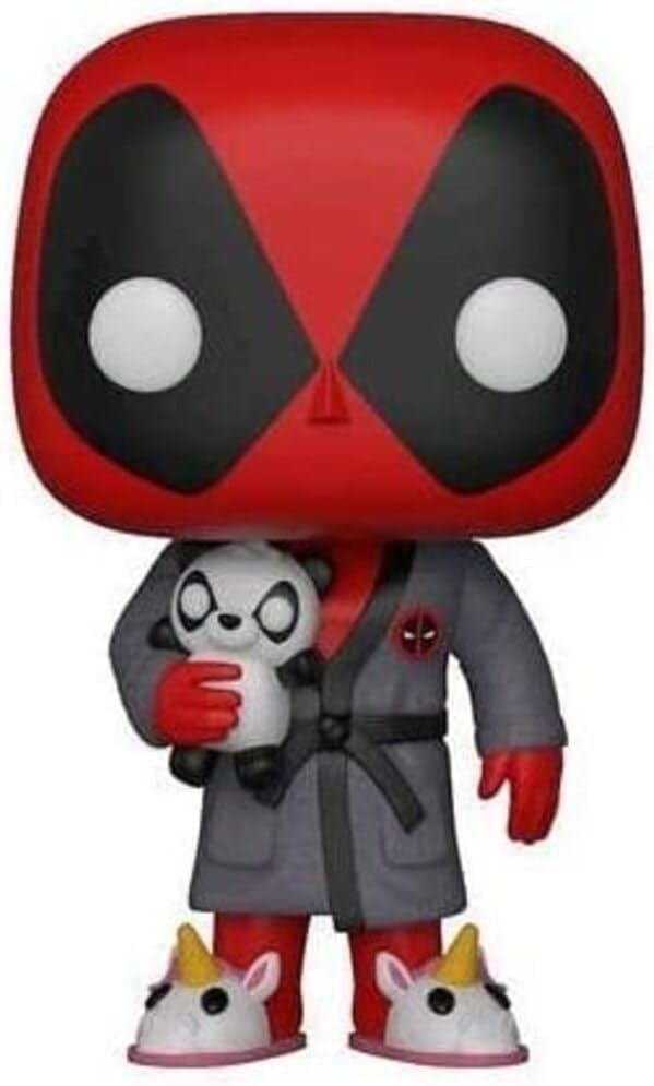 Funko Pop Marvel: Deadpool Playtime - Deadpool in Robe - Collectable Vinyl Figure