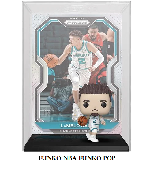 NBA LaMelo Ball Funko Pop! Trading Card Figure with Case 