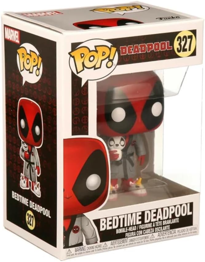 Funko Pop Marvel: Deadpool Playtime - Deadpool in Robe - Collectable Vinyl Figure
