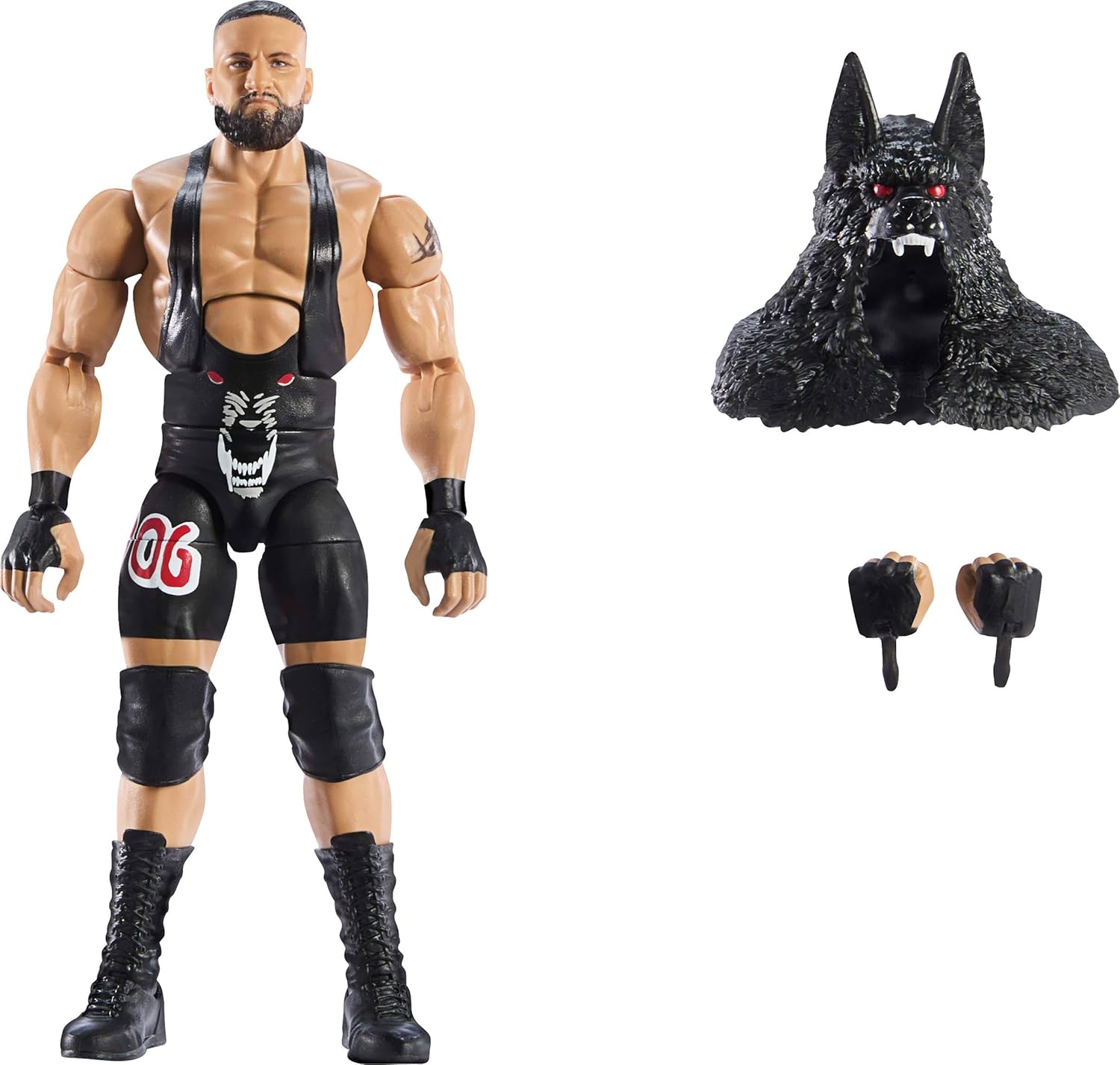 Mattel WWE Elite Action Figure & Accessories Bron Breakker with 25 Articulation Points & Swappable Hands