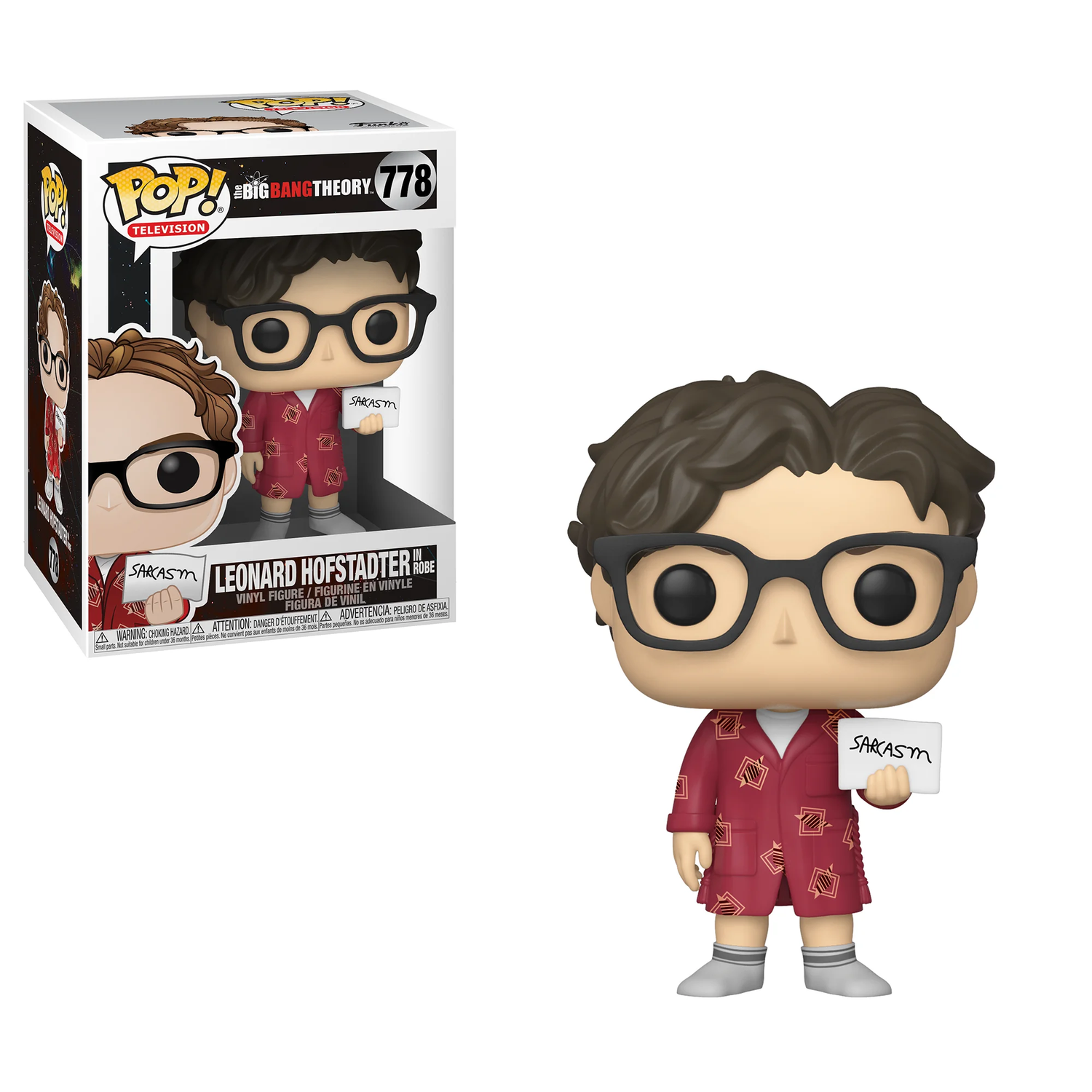 Funko Pop! TV: Big Bang Theory - Leonard, Multicolor, Standard