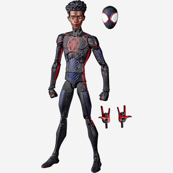 Marvel Legends Series Spider-Man: Miles Morales Across The Spider 6-inch Action Figure Toy, 3 Accessories