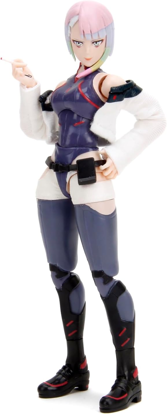 Jada Cyberpunk Edgerunners Lucy - 1:12 Scale Action Figure - 5.7” Highly Articulated Collectible with Accessories