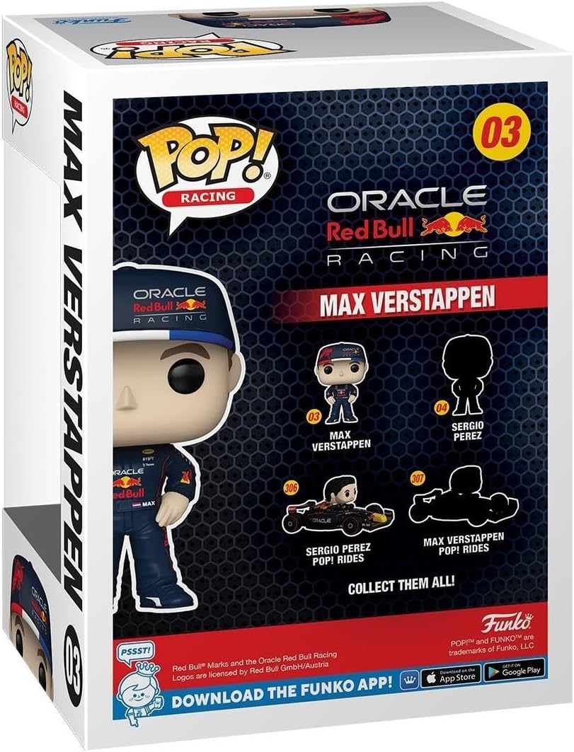 Funko Pop Max Verstappen Racing