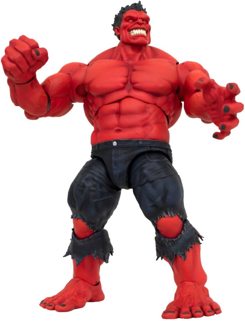Diamond Select Toys Marvel Select Red Hulk 9-Inch Action Figure Red