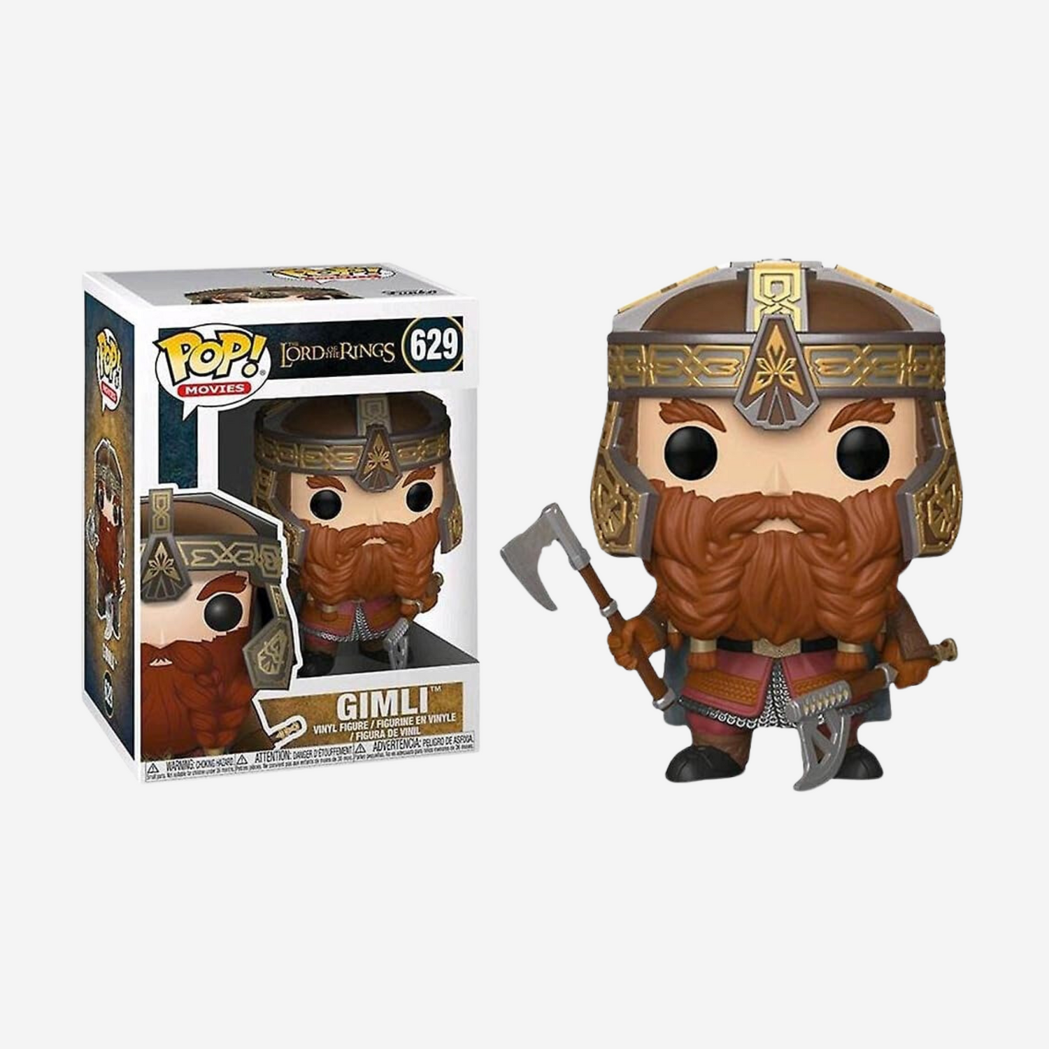 Funko Pop Movies: Lord of The Rings - Gimli Collectible Figure, Multicolor