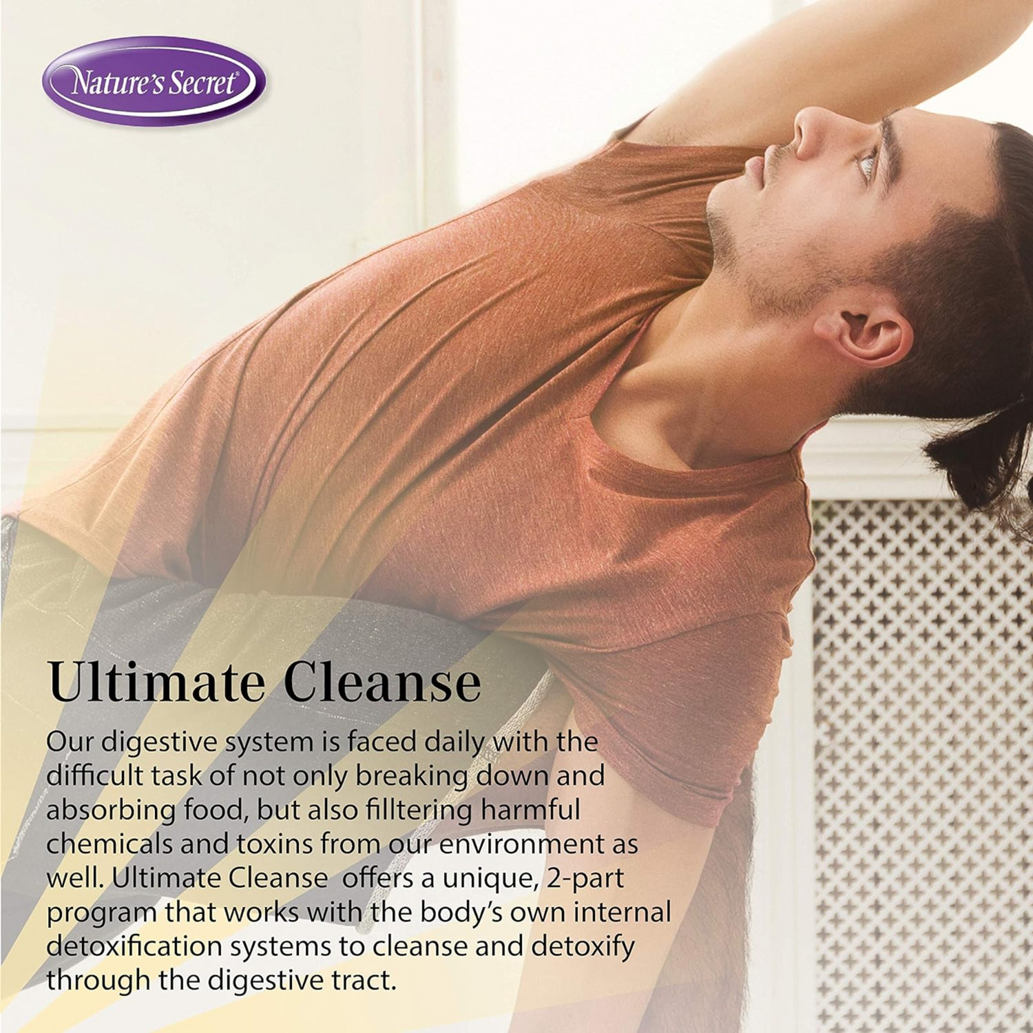 Nature's Secret Ultimate Cleanse 2-Part Total Body Detoxification & Elimination Supports Digestion 240 Tablets