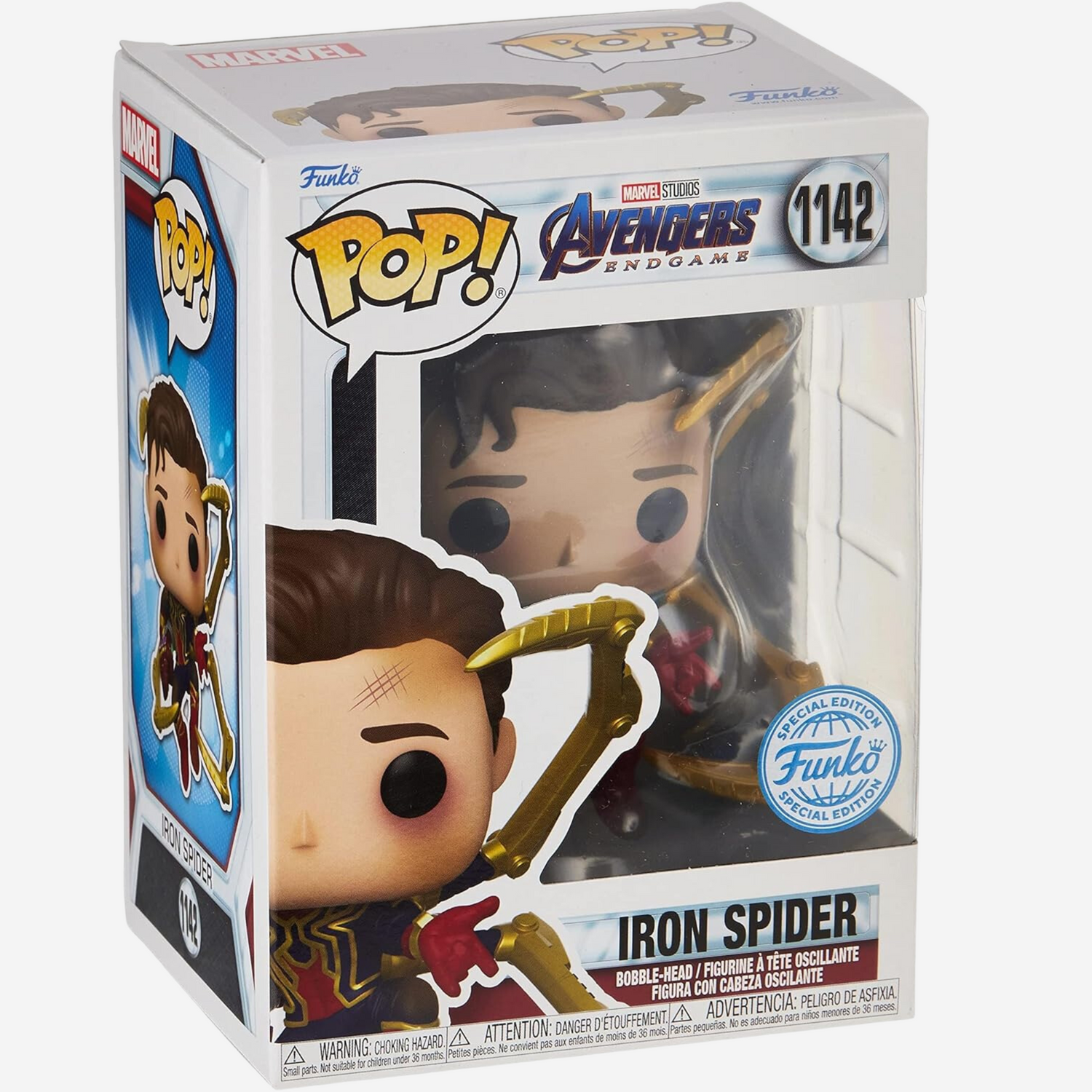 Avengers Endgame - Unmasked Spider-Man FUNKO POP!