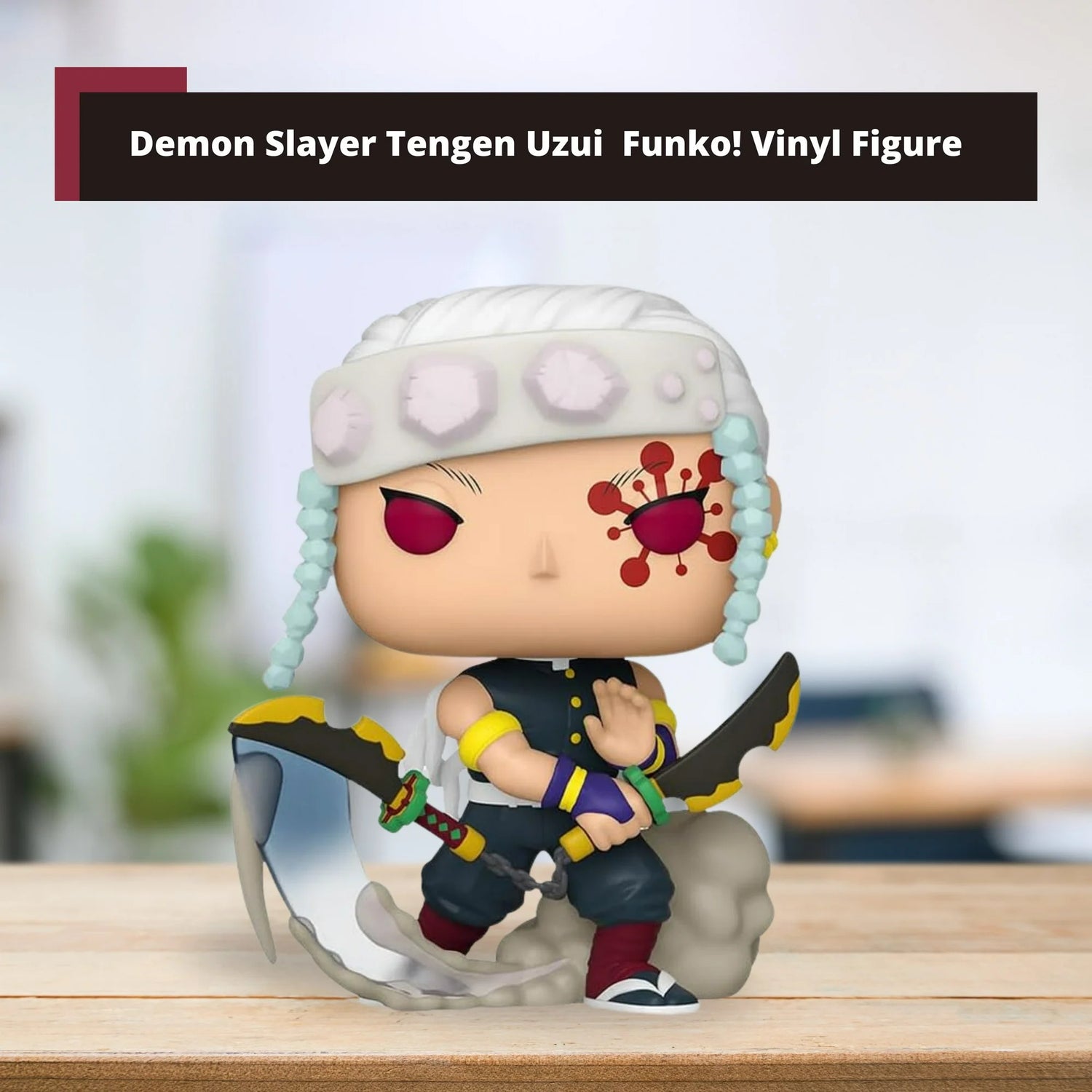 Funko Pop! Demon Slayer: Tengen Uzui with Nichirin Cleavers 1533 - Vinyl Figure