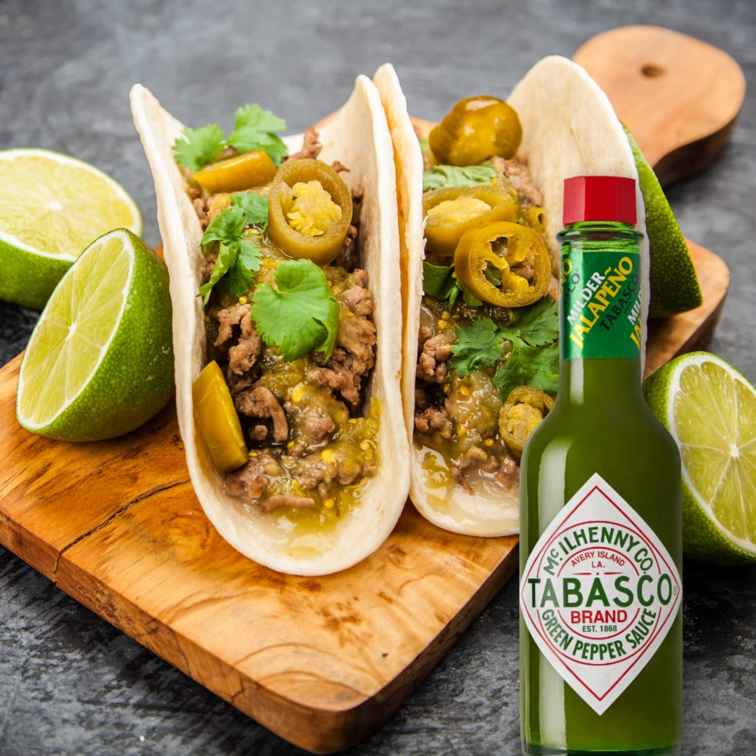 Tabasco 2 Pack Hot Sauce 5 oz Bottle Bundled by Louisiana Pantry (Green Jalapeno)