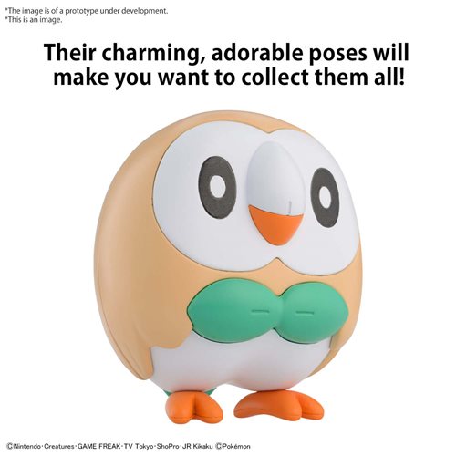 Pokemon Rowlet Quick Model Kit