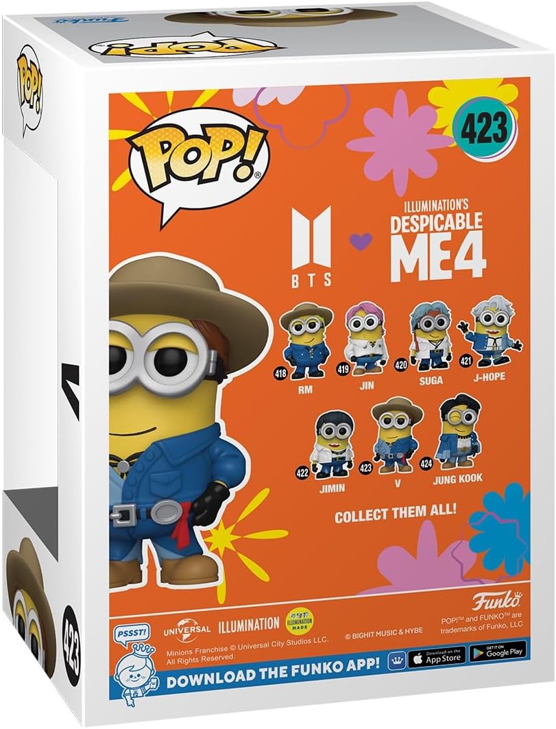 Funko POP! Rocks: Minions X BTS - V - BTS + Minions - Collectable Vinyl Figure