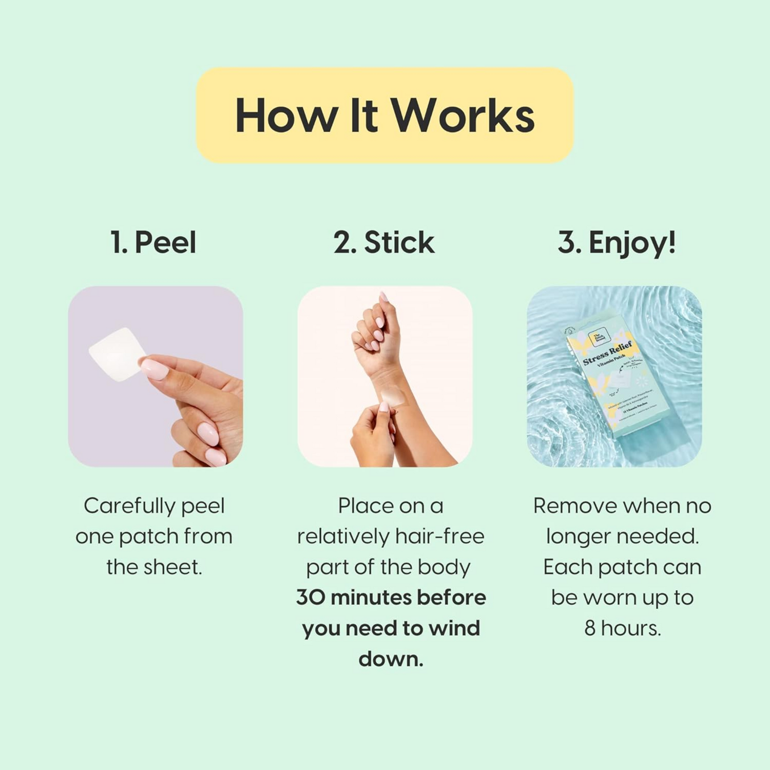 The Patch Brand Wellness Support Patches - Stress Relief Patch