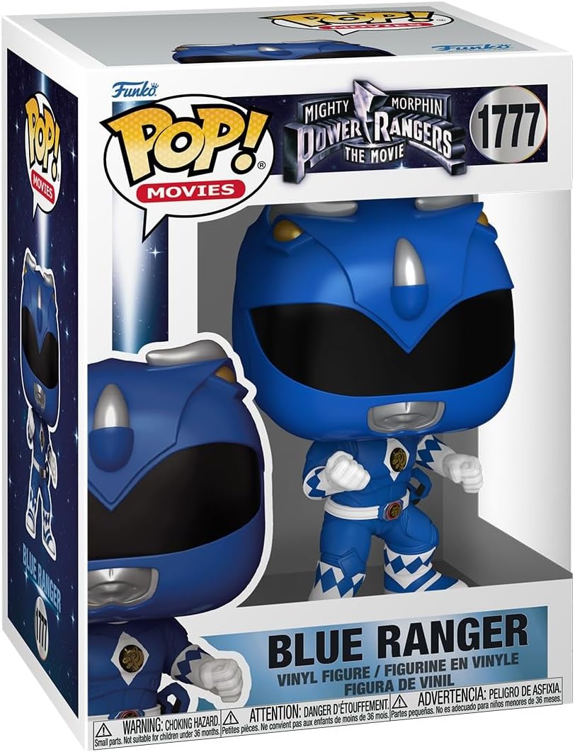 Funko Movies: Mighty Morphin Power Rangers: The Movie - Blue Ranger - Power Rangers Movie - Collectable Vinyl Figure - Gift Idea - Official Merchandise - Toys for Kids & Adults - Movies Fans