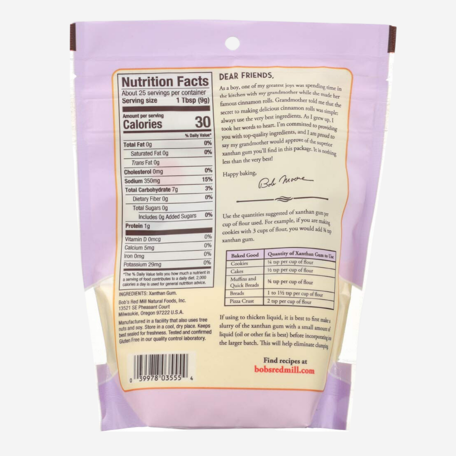 StarSun Depot Bobs Red Mill Xanthan Gum 1-Pack