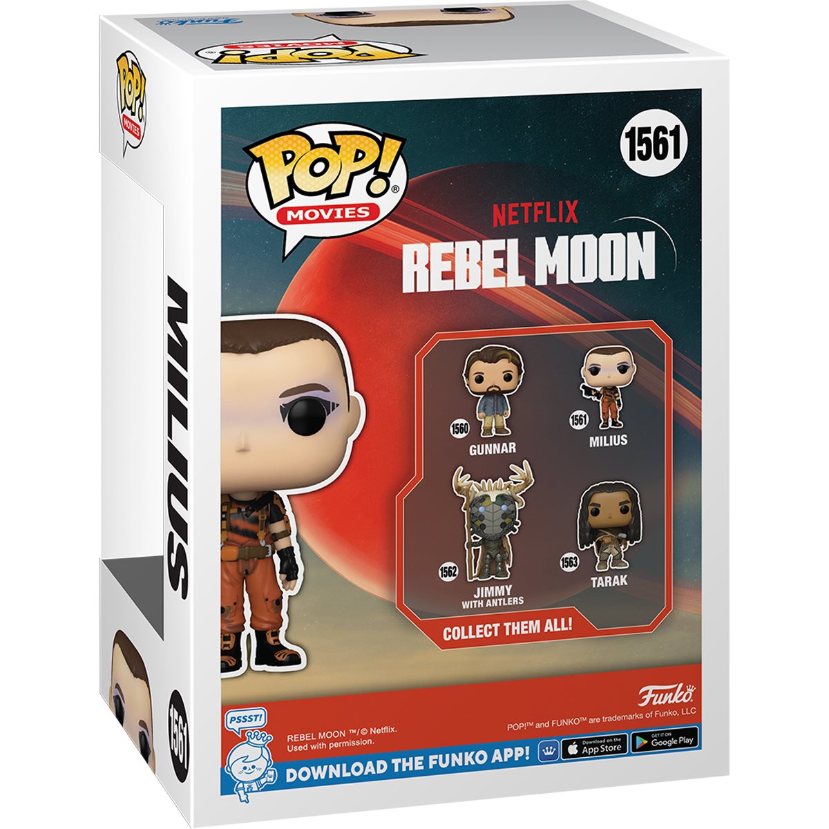 Funko Rebel Moon Milius (Wave 2) Funko Pop! Vinyl FIgure 