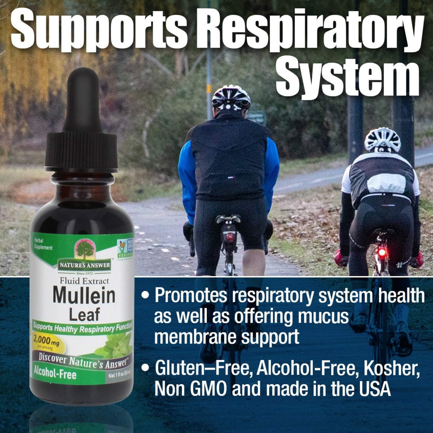 Nature's Answer Mullein Leaf | Herbal Supplement | Supports Respiratory Function & Mucous Membranes