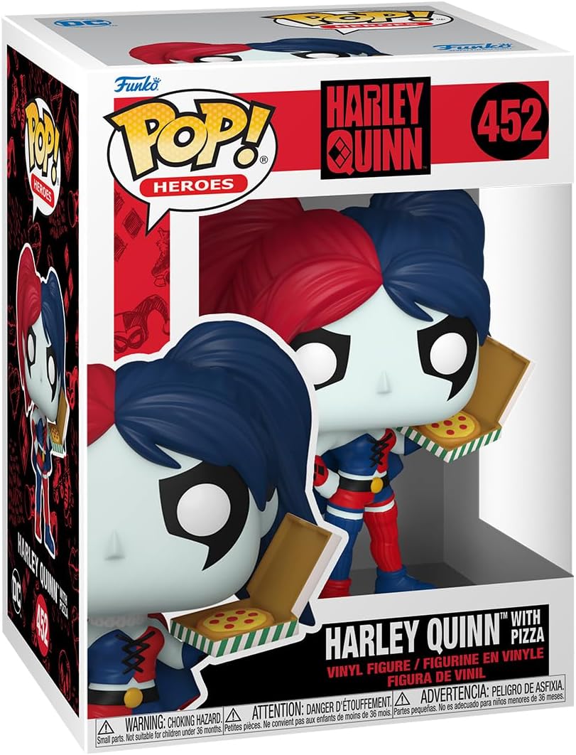 Funko Pop! Heroes: DC - Harley Quinn with Pizza