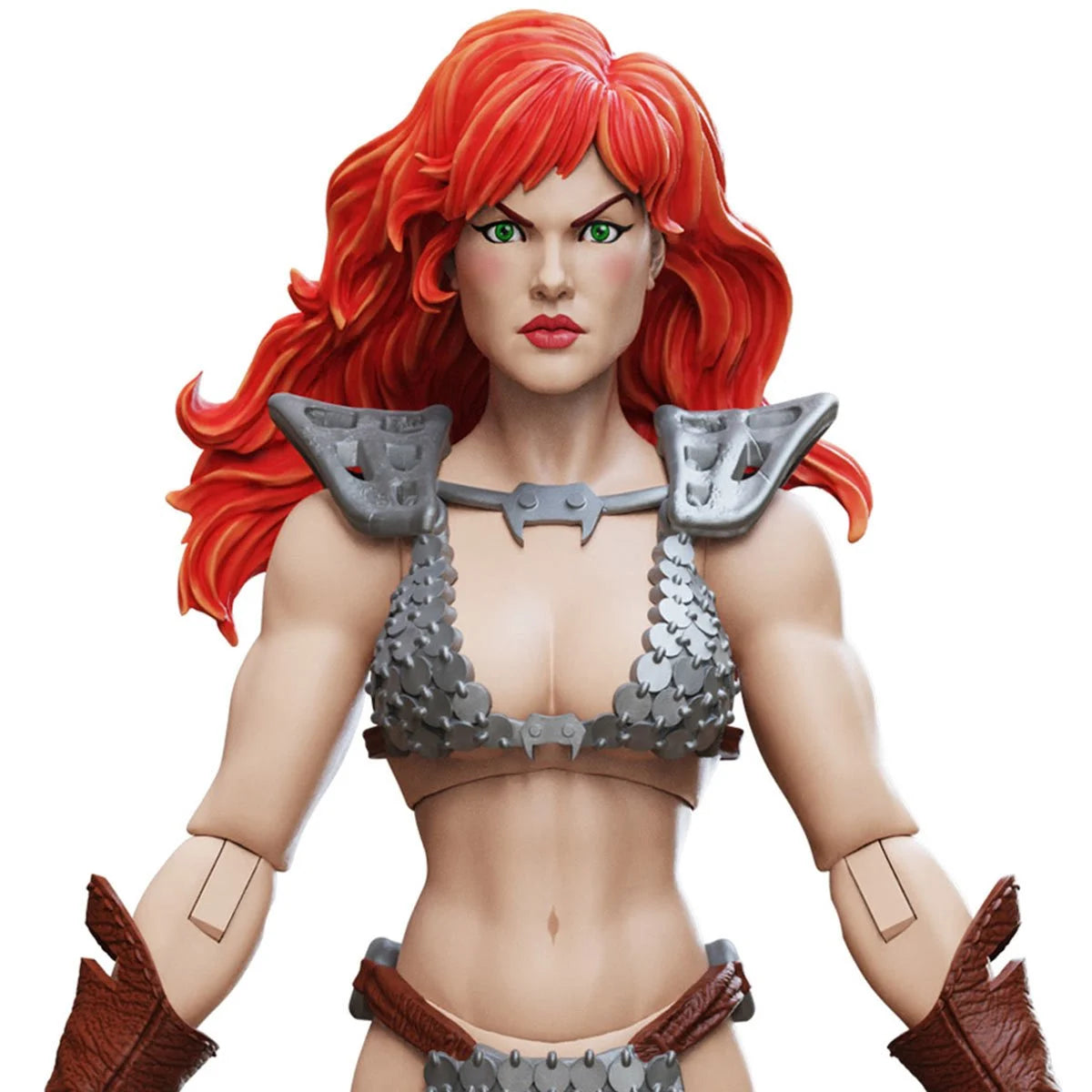 Boss Fight Studio Epic H.A.C.K.S. Red Sonja Deluxe Action Figure – Highly Articulated Collectible, Customizable Figurine with Complete Accessories, Armor, and Interchangeable Parts – 1:12 Scale