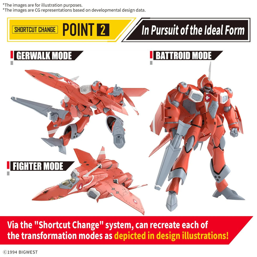 Macross 7 VF-22S Sturmvogel II Milia Farina Jenius Use High Grade 1:100 Scale Model Kit
