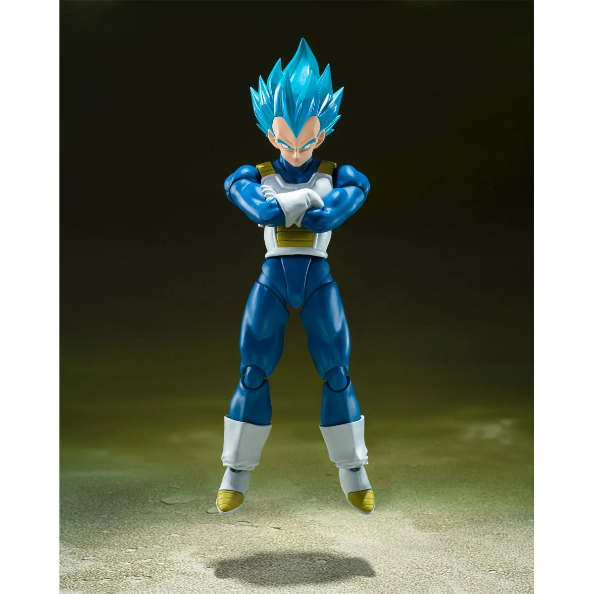 S.H. Figuarts Dragon Ball Super Super Saiyan God Super Saiyan Vegeta - Pride of Penetrating Saiyan - Approx. 5.3 inches (135 mm), PVC & ABS Pre-Painted Action Figure