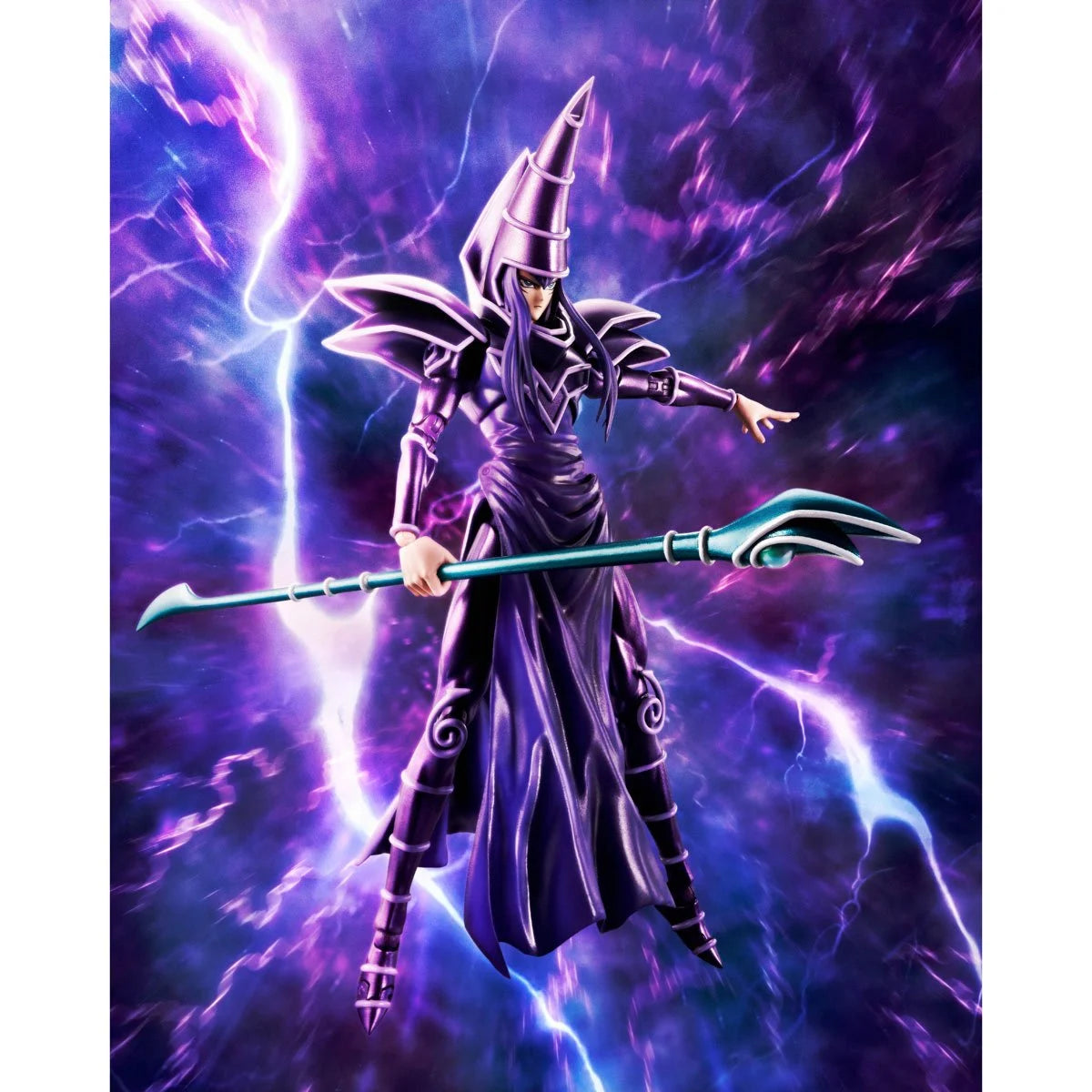 TAMASHII NATIONS - Yu-Gi-Oh! - Dark Magician, Bandai Spirits S.H.MonsterArts Action Figure